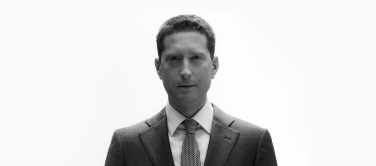 Black and white photo of David Shalleck-Klein who is protecting New York families from unnecessary and harmful separation