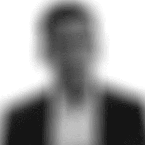 Blurred black and white image of a 2022 David Prize Finalist